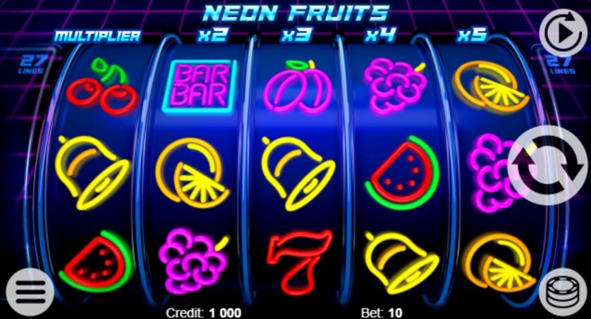 Neon fruit