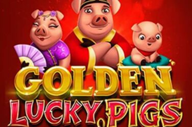 Golden lucky pigs