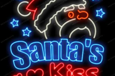 Santa's kiss