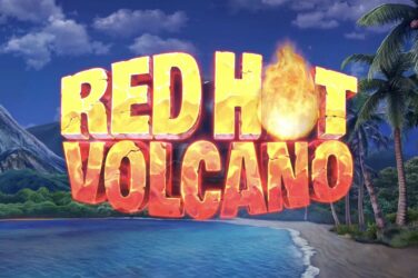 Red hot volcano