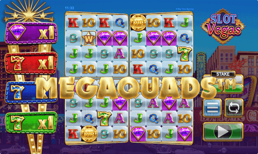 Slot vegas megaquads