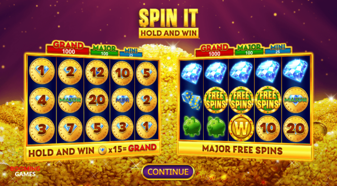 Spin it hold and win