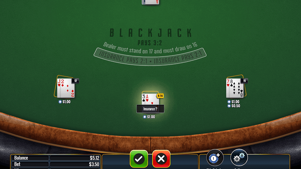 Blackjack multihand