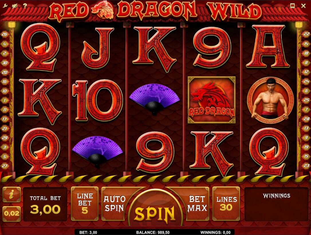 Red dragon wild