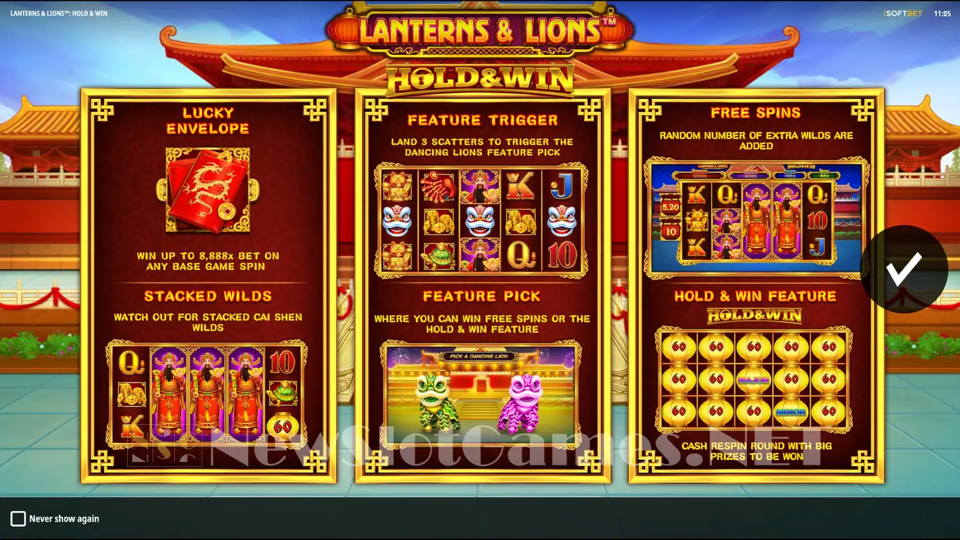 Lanterns & lions hold & win