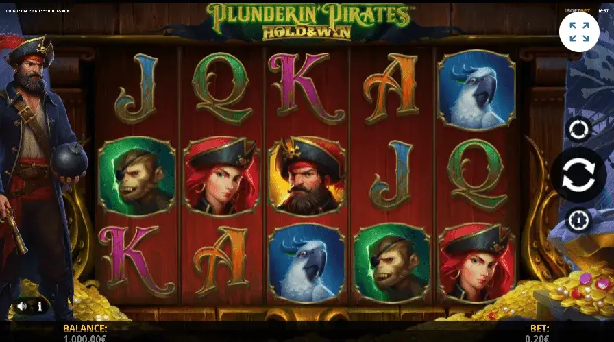 Plunderin’ pirates: hold & win