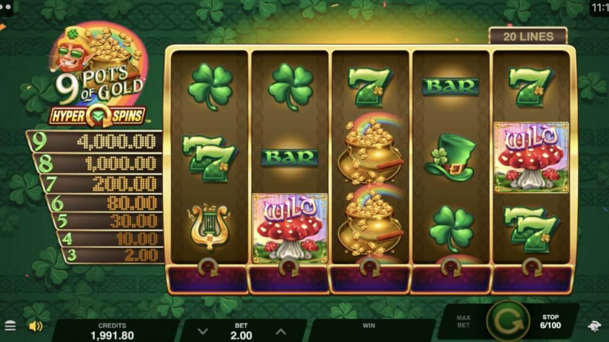9 pots of gold hyperspins