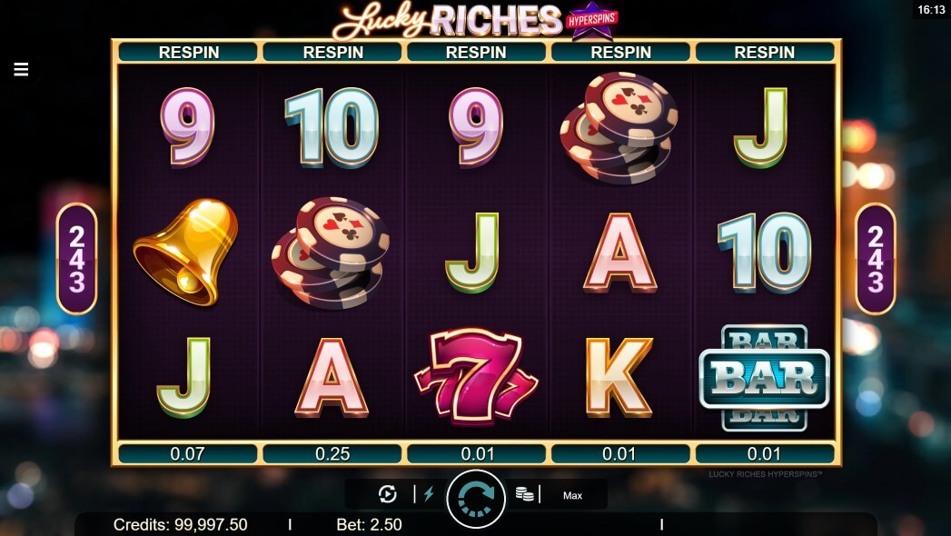 Lucky riches hyperspins