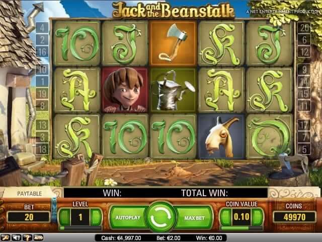 Jack and the beanstalk