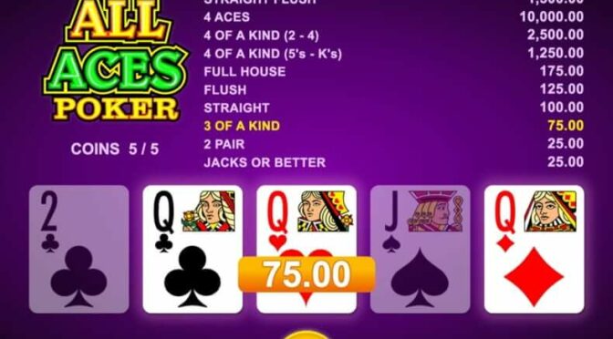 All aces poker