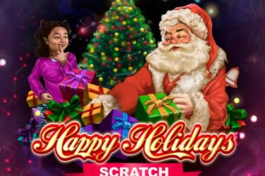 Happy holidays scratch