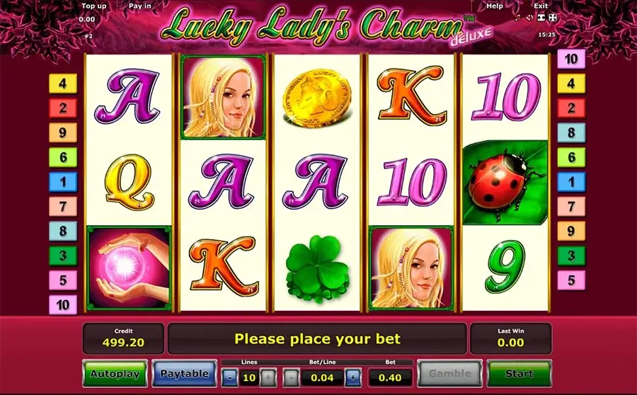 Lucky lady’s charm 10 deluxe