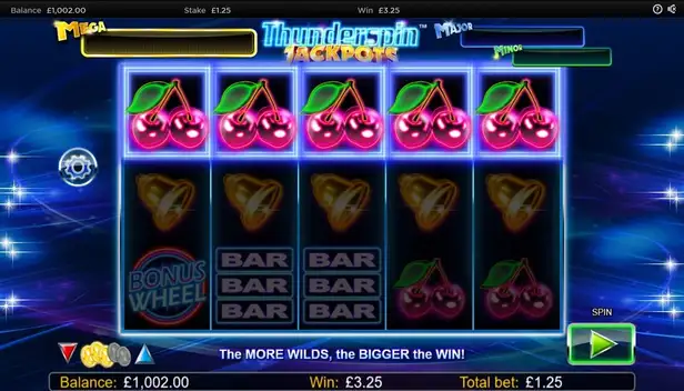 Thunderspin jackpots