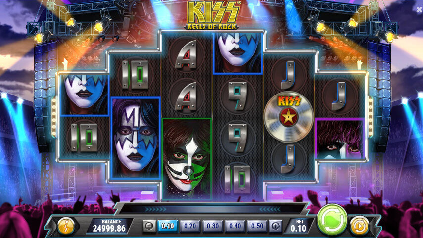 Kiss reels of rock