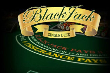 Single deck blackjack mh