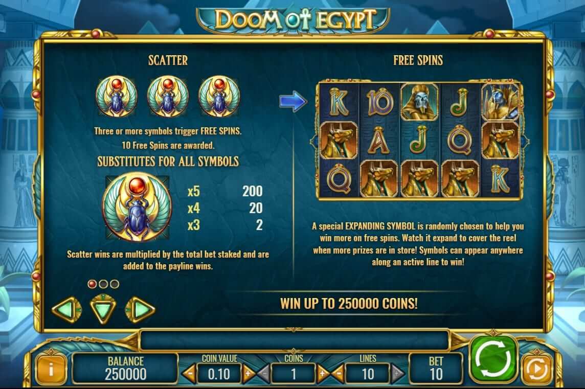Doom of egypt