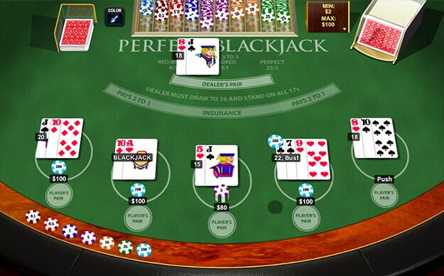 Perfect blackjack