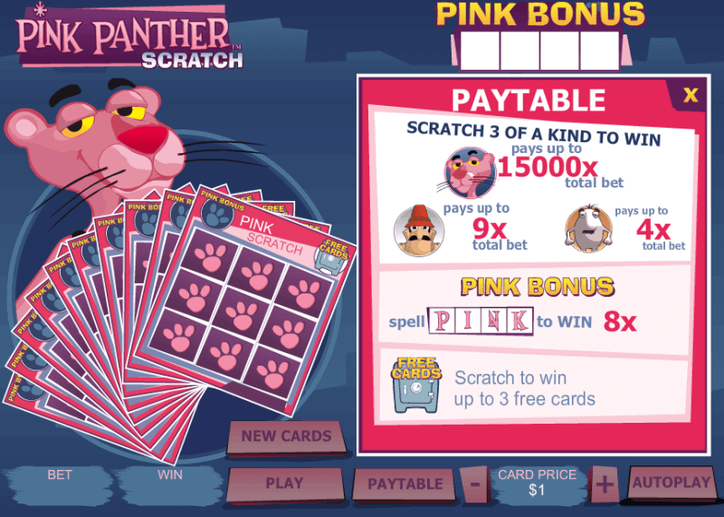 Pink panther scratch
