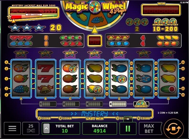 Magic wheel 4 player