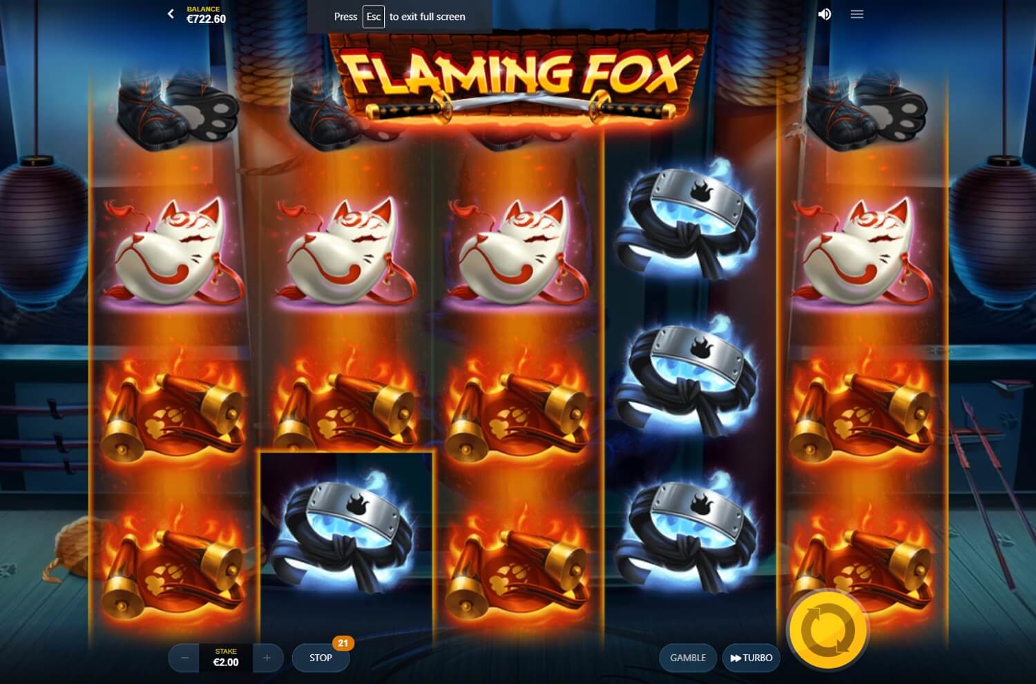 Flaming fox