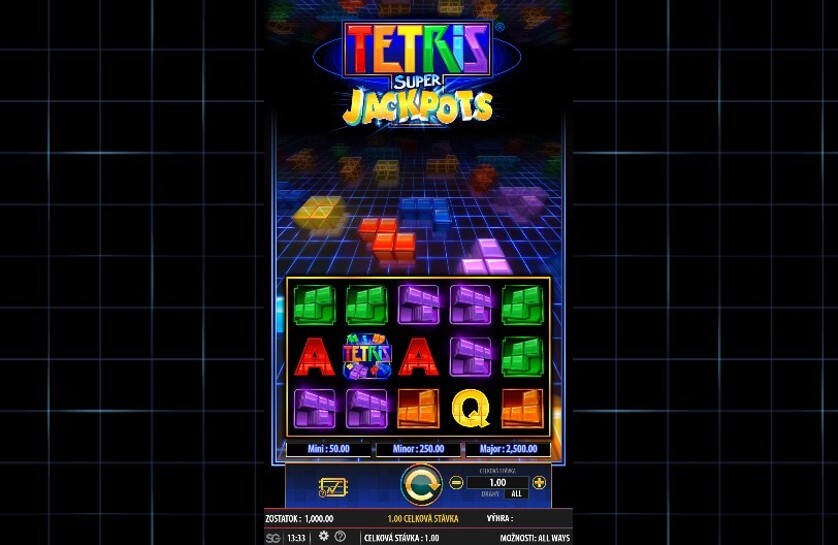 Tetris super jackpots