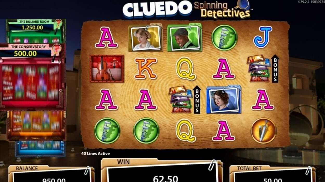 Cluedo spinning detectives